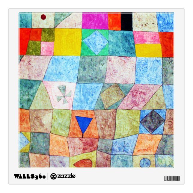 Friendly Game, Paul Klee Wall Decal (Front)