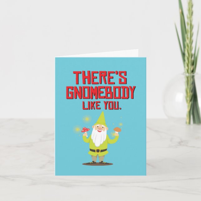 Friendly Garden Gnomes Birthday Card (Front)