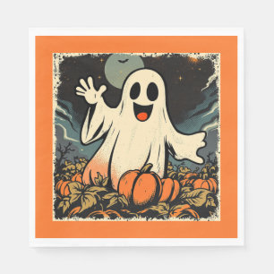 "Friendly Ghost" Replica Circa 1950's Napkins
