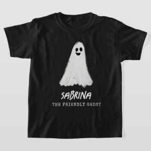 Friendly Ghost Spooky Halloween Kids T-Shirt
