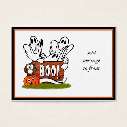 Friendly Ghosts and Pals Business Card Templates