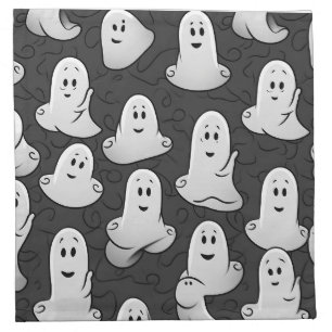 Friendly Ghosts Cloth Napkin
