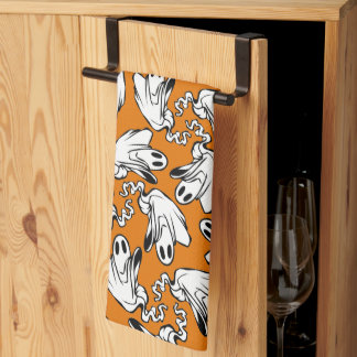 Friendly Ghosts Halloween Kitchen Towel