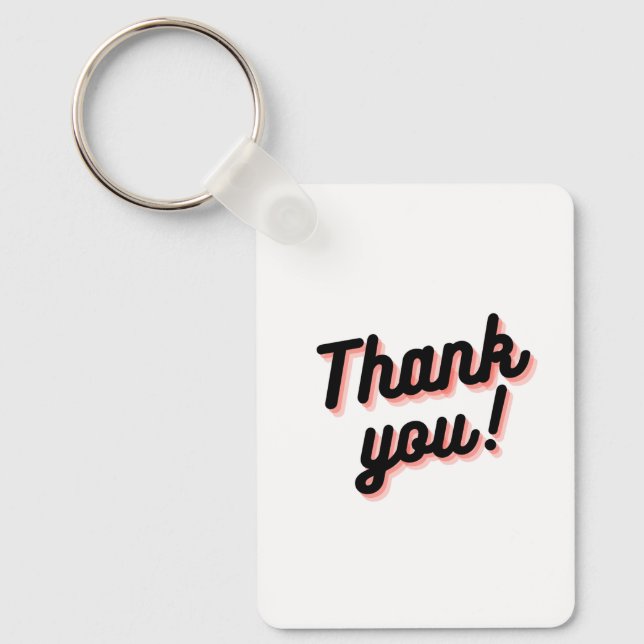 Friendly Graphic Keychain (Front)