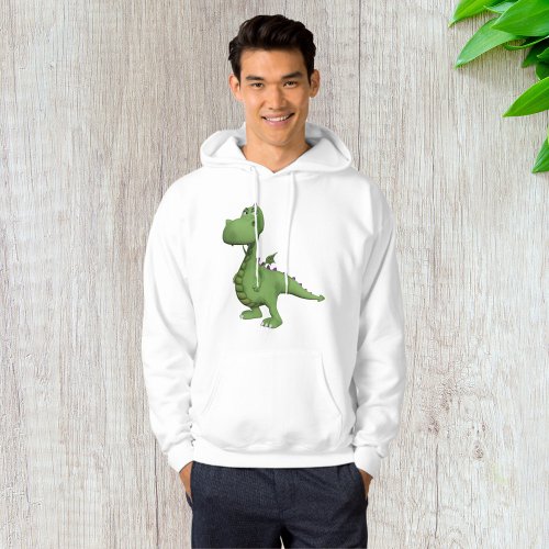 Friendly Green Dinosaur Hoodie