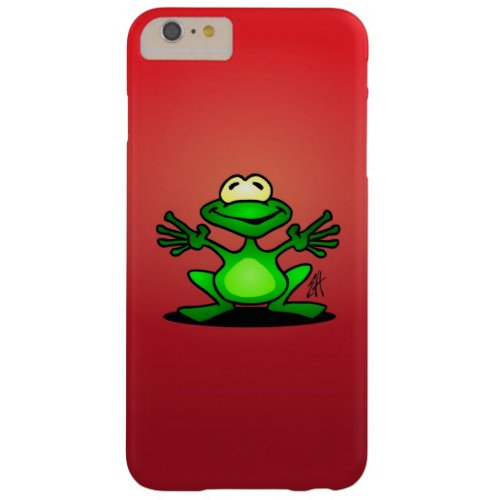 Friendly green frog barely there iPhone 6 plus case