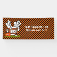 Friendly Halloween Ghosts and Pals Banner
