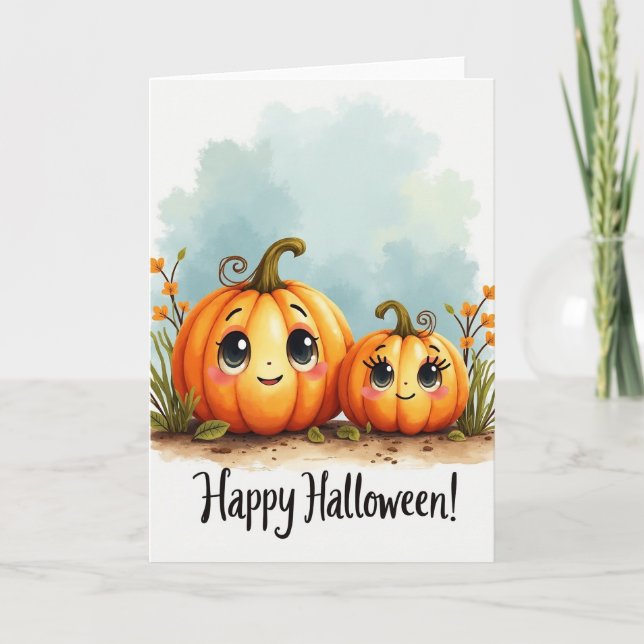 Friendly Halloween Pair Card (Front)