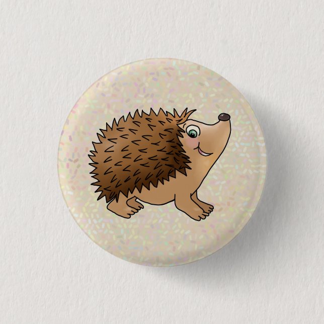 friendly hedgehog button (Front)