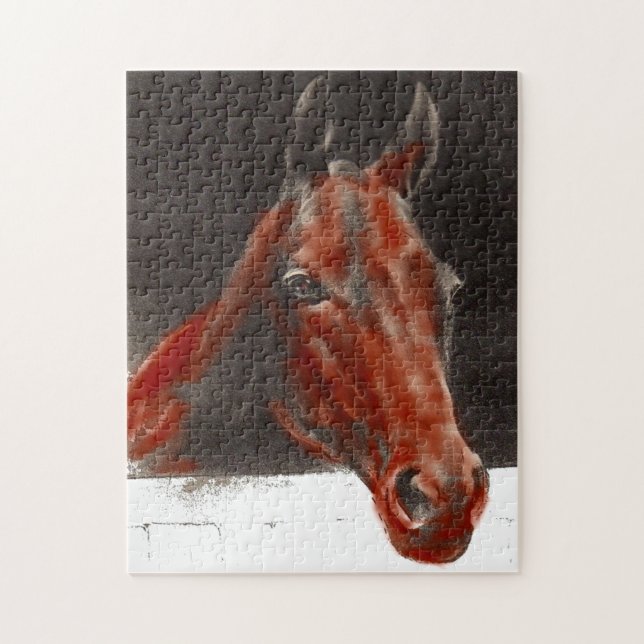 friendly horse jigsaw puzzle (Vertical)