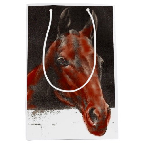 friendly horse medium gift bag