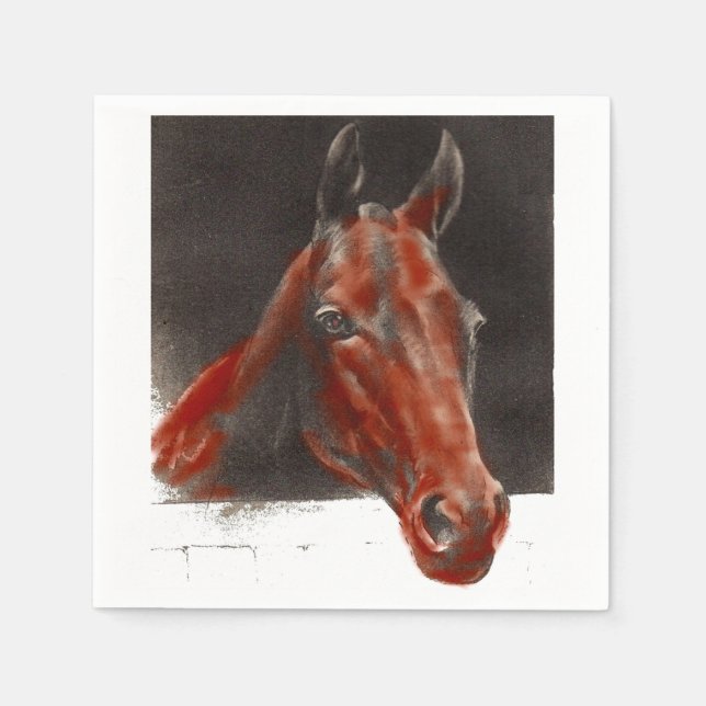 friendly horse napkins (Front)