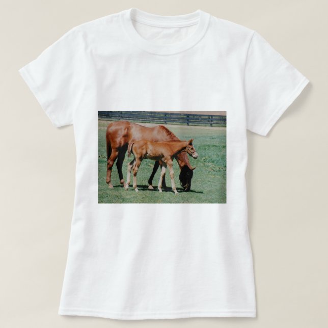 FRIENDLY HORSES T-Shirt (Design Front)
