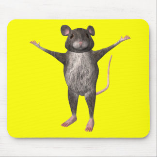 Friendly House Mouse Mouse Pad