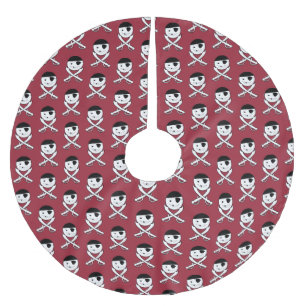 Friendly Jolly Roger Brushed Polyester Tree Skirt