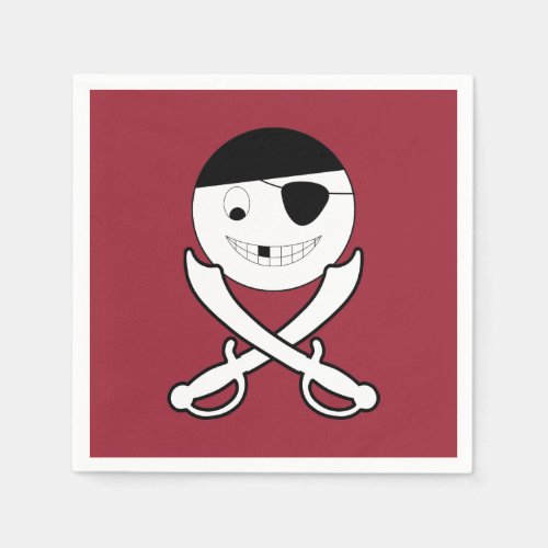 Friendly Jolly Roger Napkins