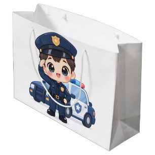 Friendly Little Officer Large Gift Bag