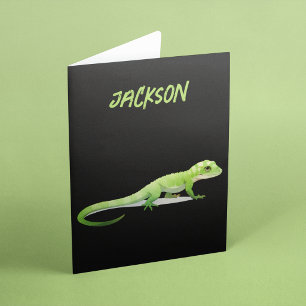 Friendly Lizard With Your Name Pocket Folder