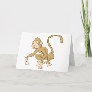 Friendly Monkey Card