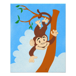 Friendly Monkey Photo Print