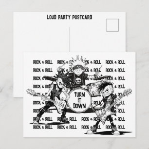 Friendly Neighbor Excessive Noise Reduce Message  Postcard