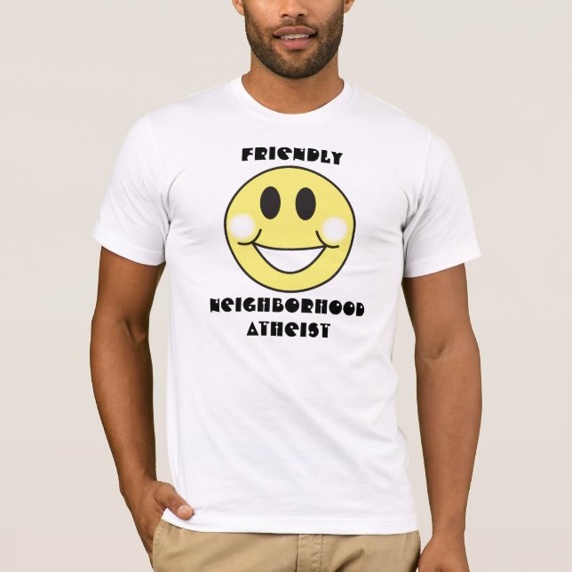 Friendly Neighborhood Atheist T-Shirt (Front)