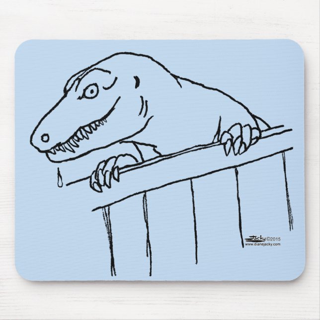 Friendly Neighborhood Dinosaur Mouse Pad (Front)