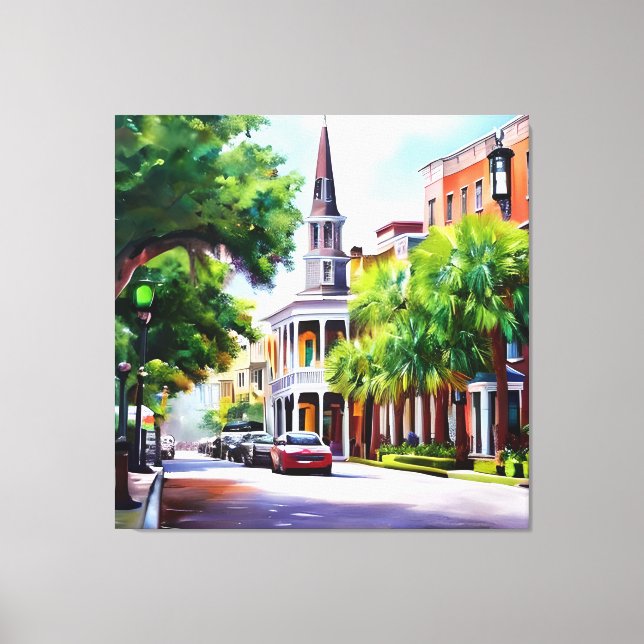 Friendly Neighbors Canvas Print (Front)