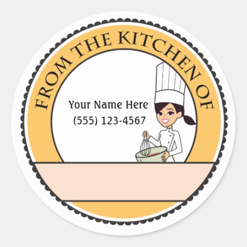 Friendly Personalized Baking Sale Pro Labels