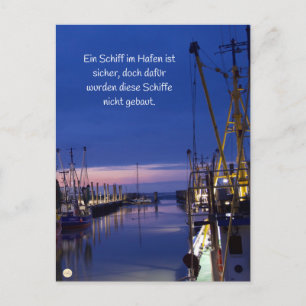 Friendly postcards: a ship is postcard