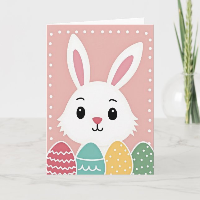 Friendly Rabbit Season Card (Front)