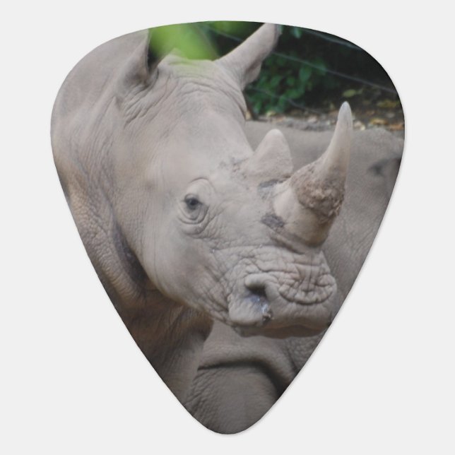 Friendly Rhino Guitar Pick (Front)