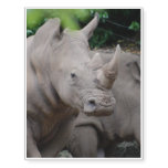 Friendly Rhino Temporary Tattoos
