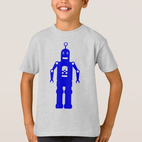Friendly Robot _ Blue T_Shirt