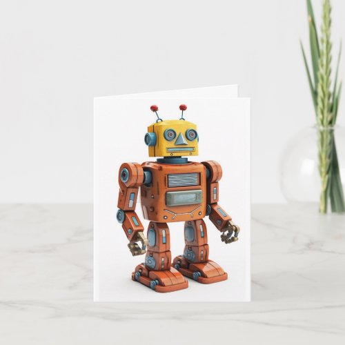 Friendly Robot is Rooting for You  Card