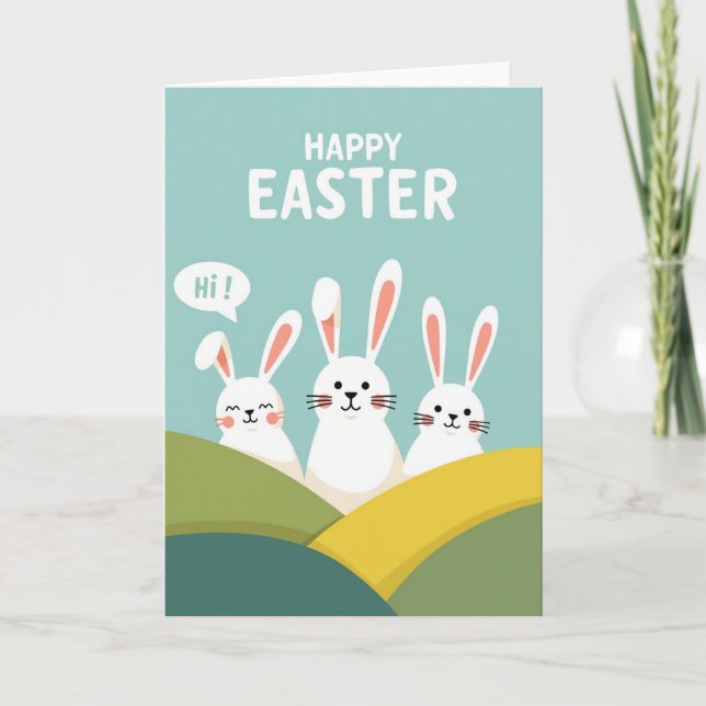 Friendly Spring Creatures Card (Front)