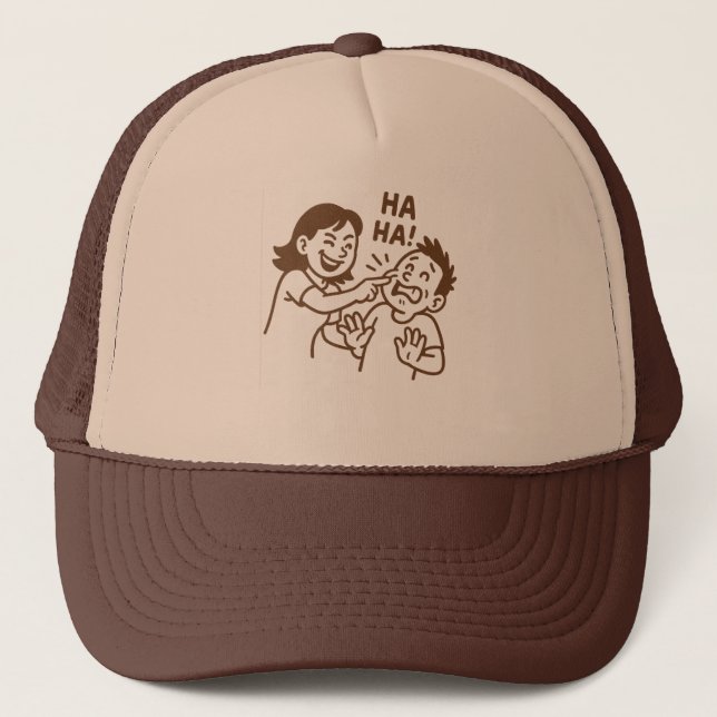 Friendly Tease Trucker Hat (Front)