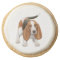 Friendly Young Basset Hound Shortbread Cookies