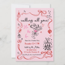 Friendmas Christmas cocktail Holiday party