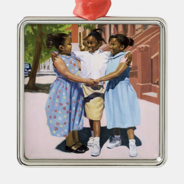 Friends 2001 metal ornament (Front)