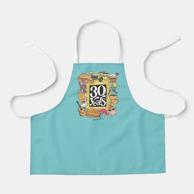 FRIENDS™ | 30 Years Graphic Apron (Front)
