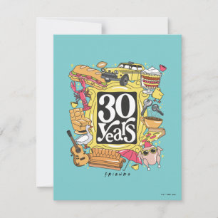 FRIENDS™ 30 Years Graphic Note Card