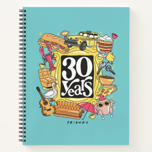 FRIENDS  30 Years Graphic Notebook