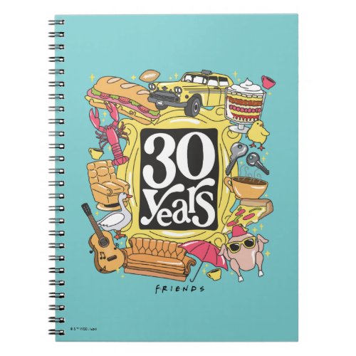 FRIENDS  30 Years Graphic Notebook