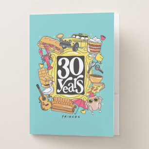FRIENDS™ 30 Years Graphic Pocket Folder