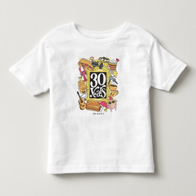FRIENDS™ | 30 Years Graphic Toddler T-shirt (Front)