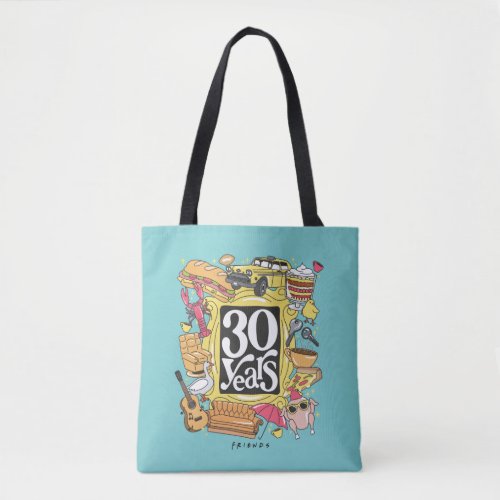 FRIENDS  30 Years Graphic Tote Bag