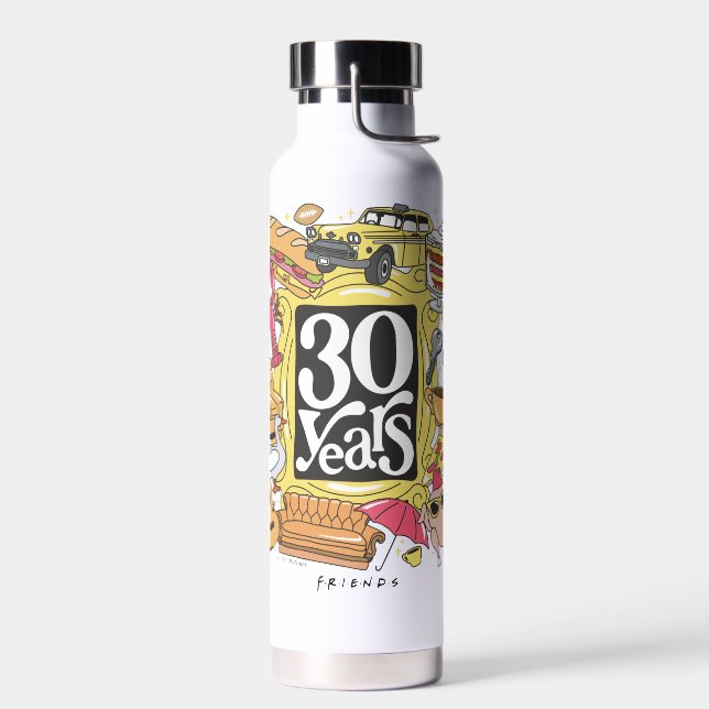 FRIENDS™ | 30 Years Graphic Water Bottle (Left)