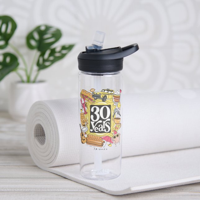 FRIENDS™ | 30 Years Graphic Water Bottle (Yoga)