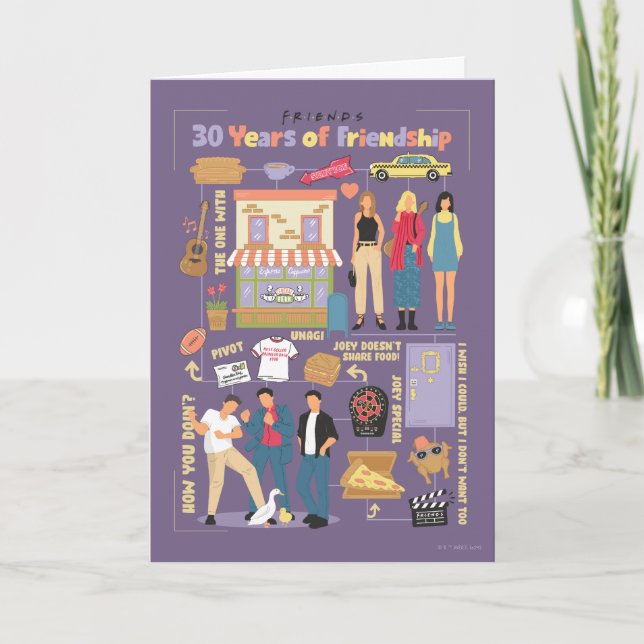 FRIENDS™ | 30 Years of Friendship Card (Front)